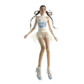 Girls White "JUNIOR ILLUSION" Ballet Skirt(J232SK04JA/edelw)