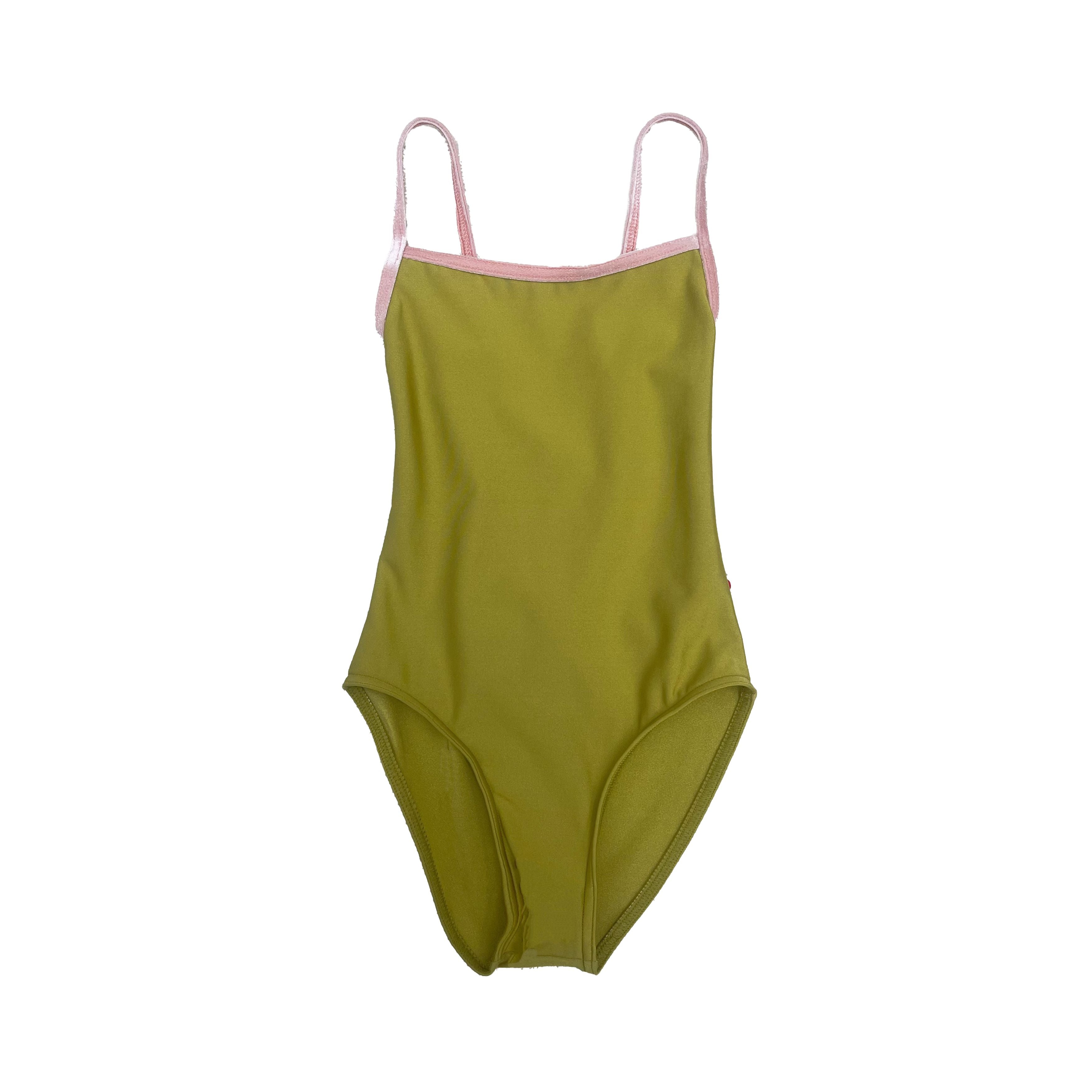 Girls Green "Daniela/N-Cricket/V-Blush" Ballet Onesies