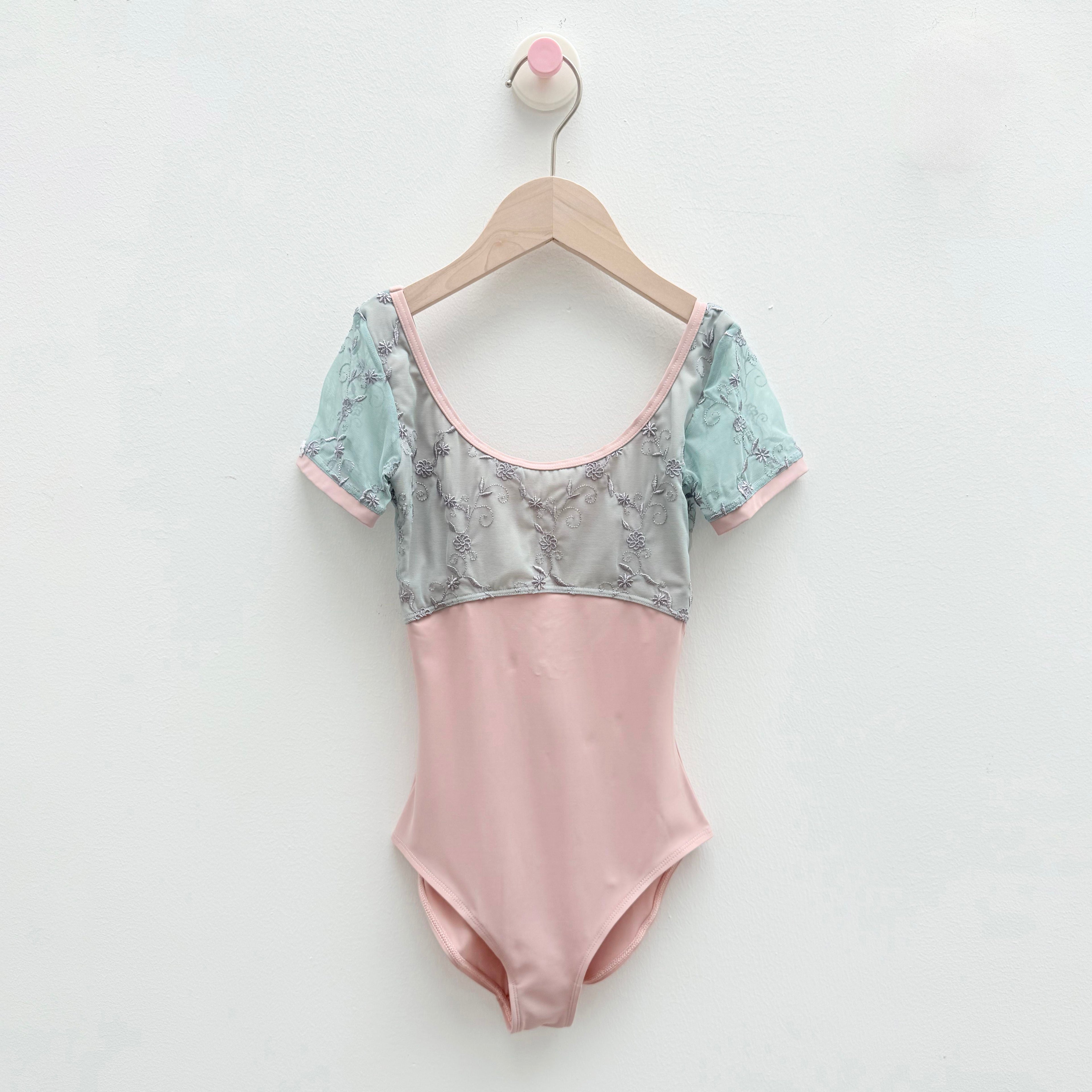 Women Light Pink "ISIDE" Ballet Onesies(CD15014-C115/L57+TRD26)