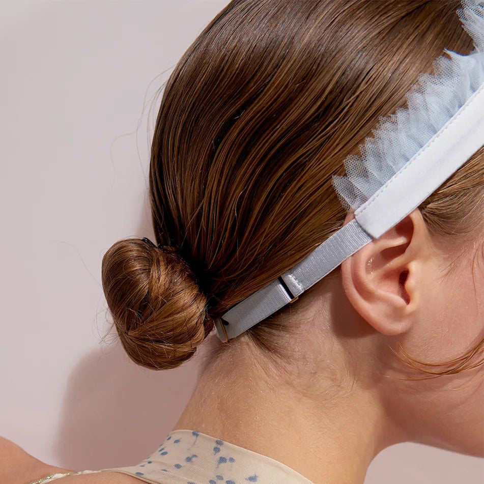 Women Light Blue'PÂTISSIER’S'Tulle Headband(242HB03TU/baby blue)