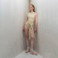 Women Vanilla "VEIL LAISSÉ" Ballet Onesies(261LE50TM/vanilla)