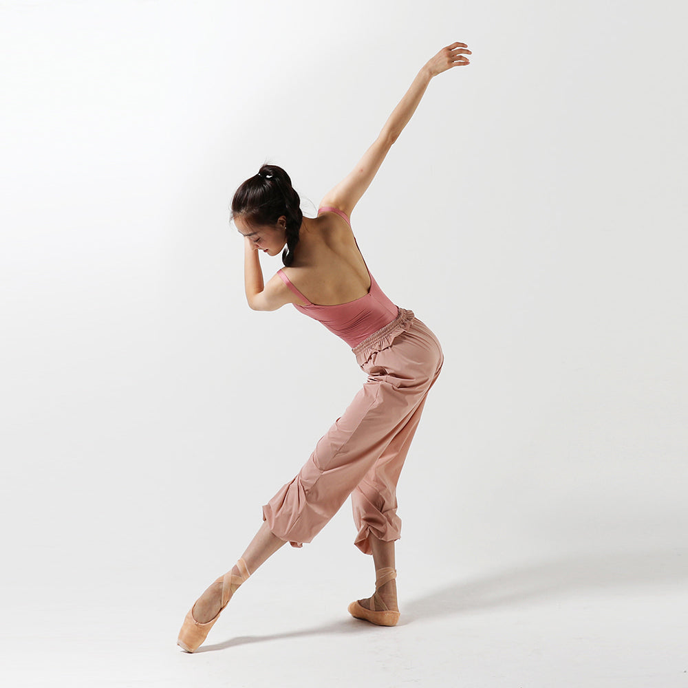 Girls Pink Ballet Warm Up Trousers