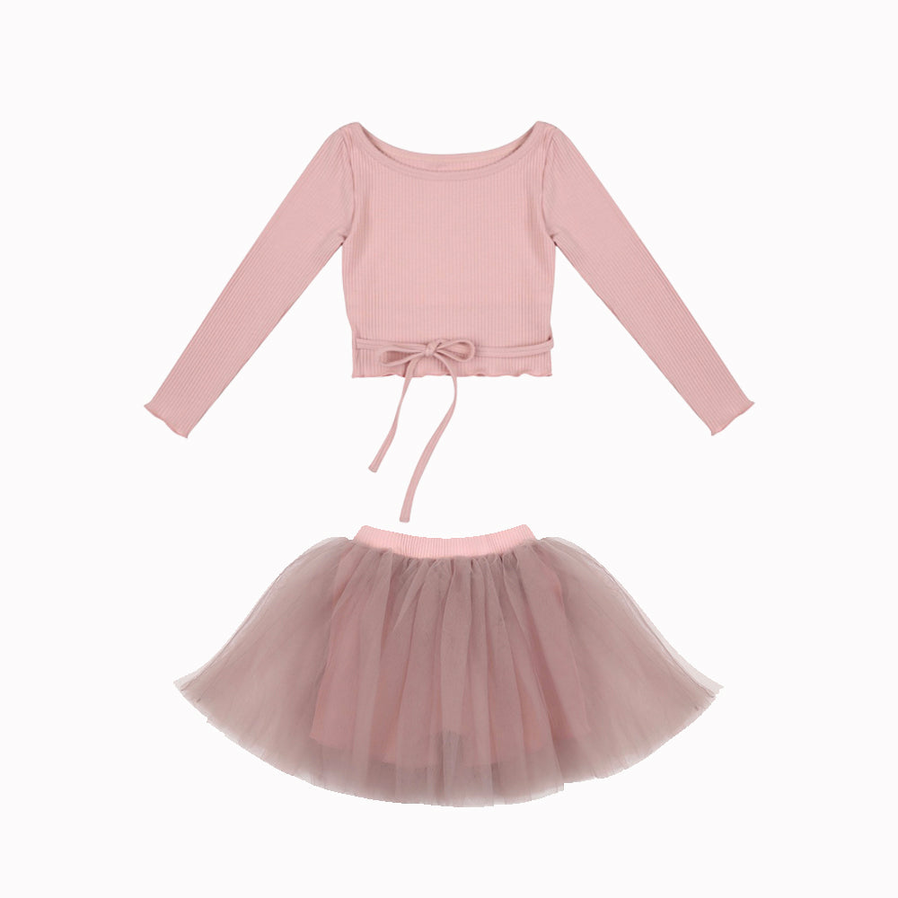 Girls Pink Ballet Set