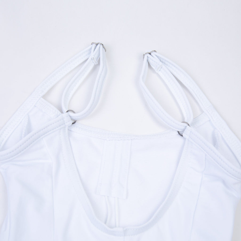 Girls White Ballet Onesies