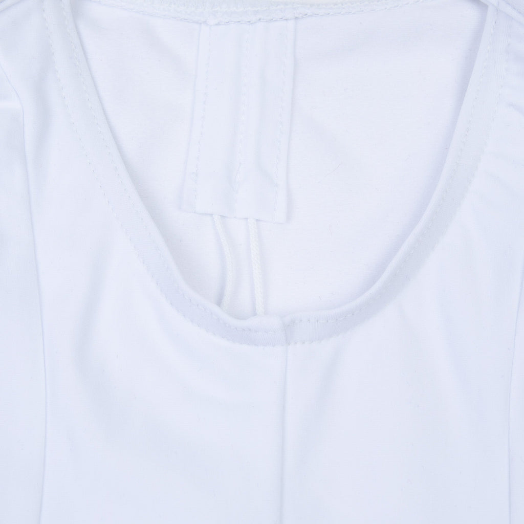 Girls White Ballet Onesies