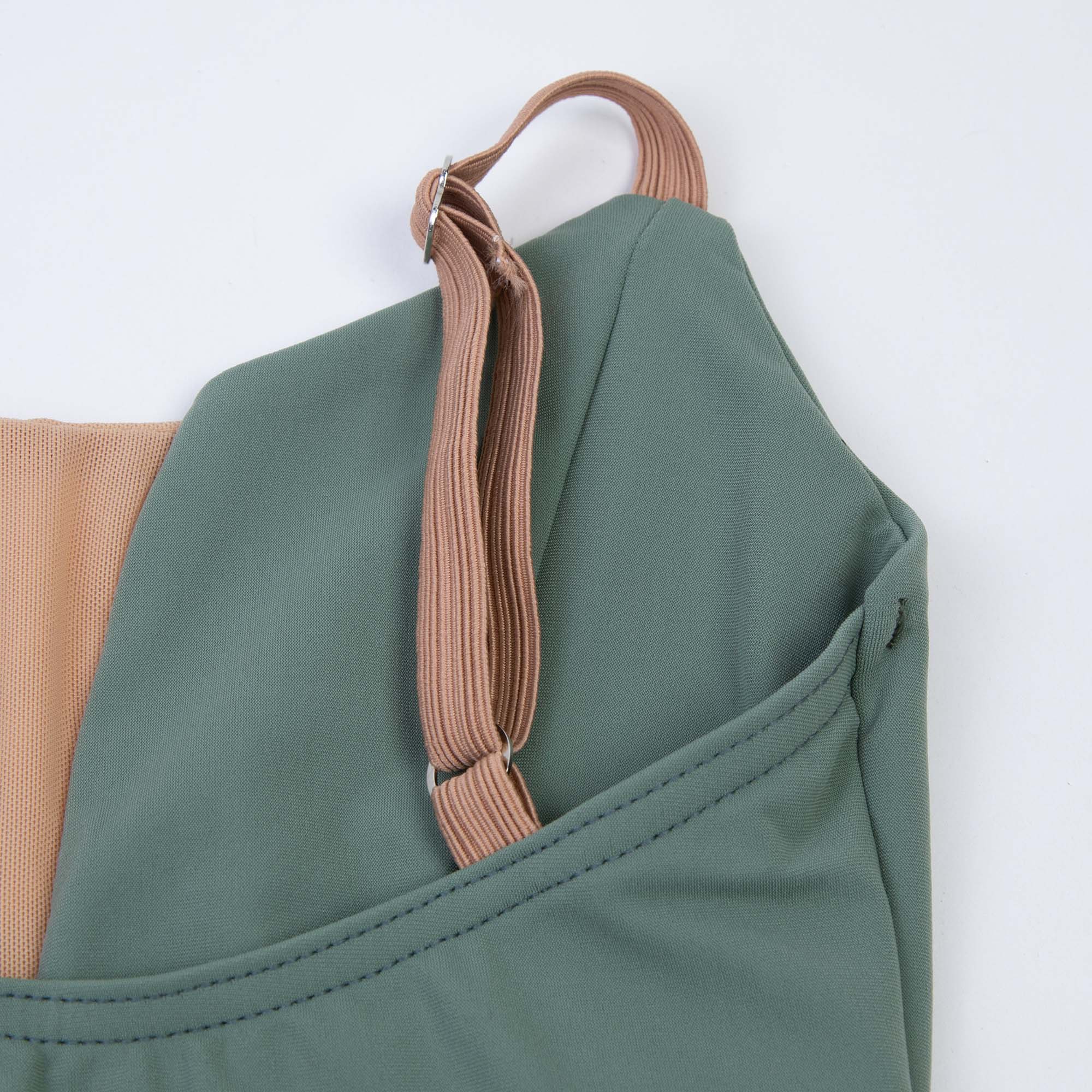 Girls Green Ballet Onesies(DAD1930MP/olive)