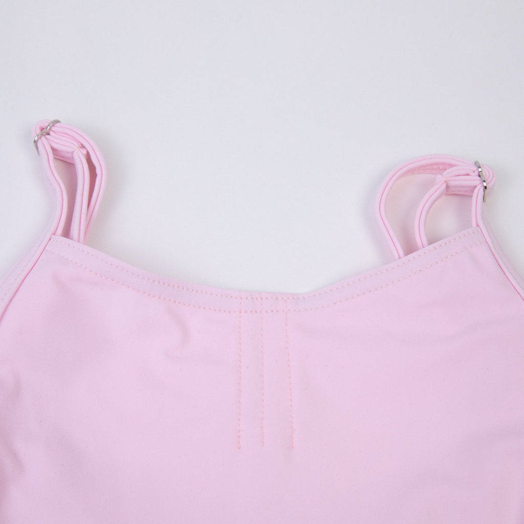 Girls Pink Ballet Onesies