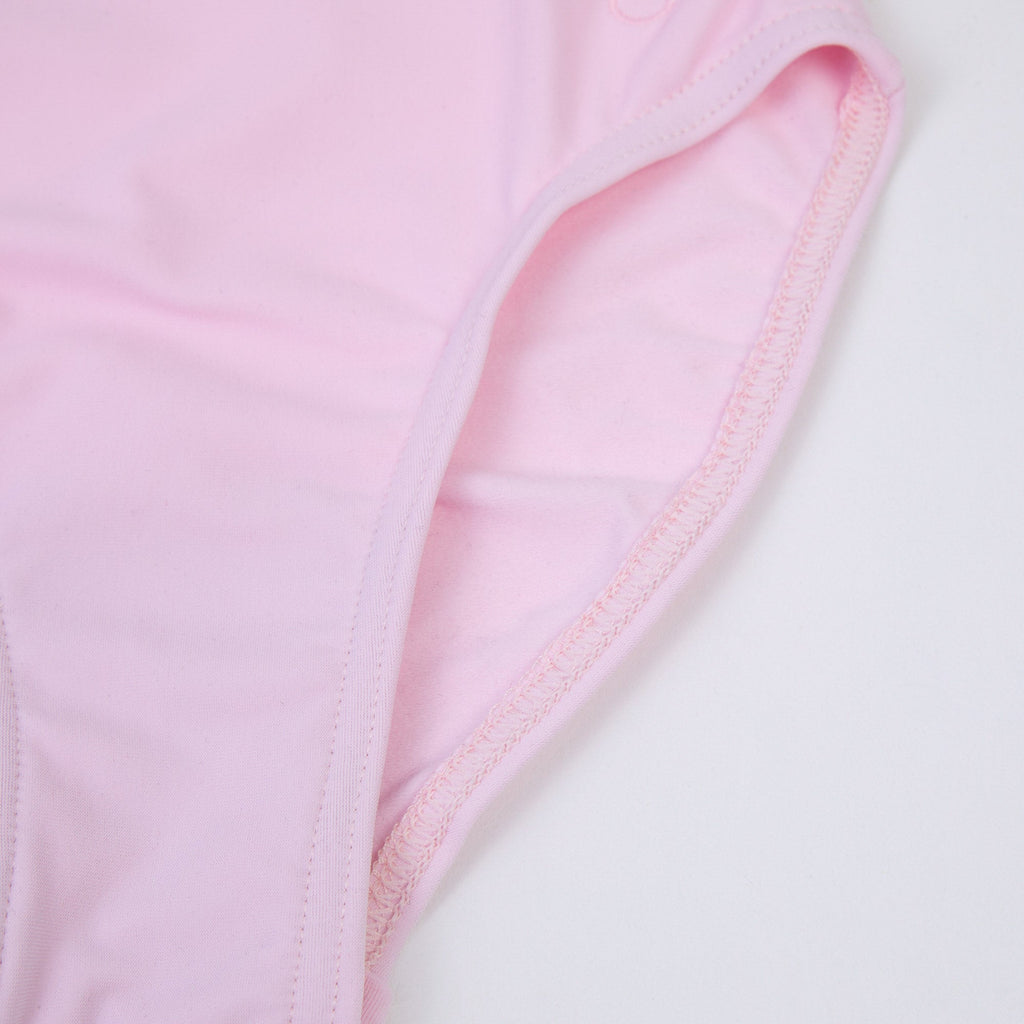 Girls Pink Ballet Onesies