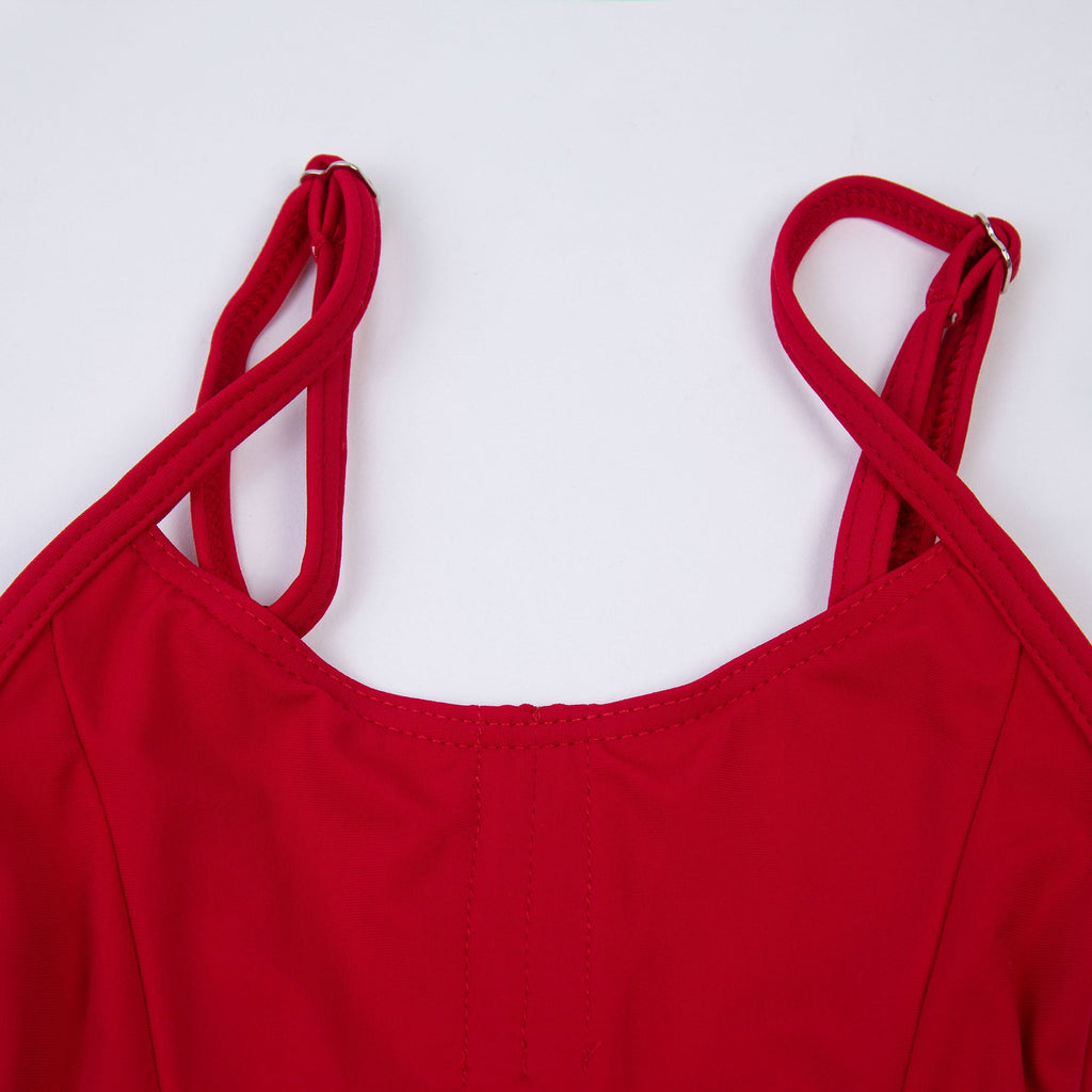 Girls Red Ballet Onesies