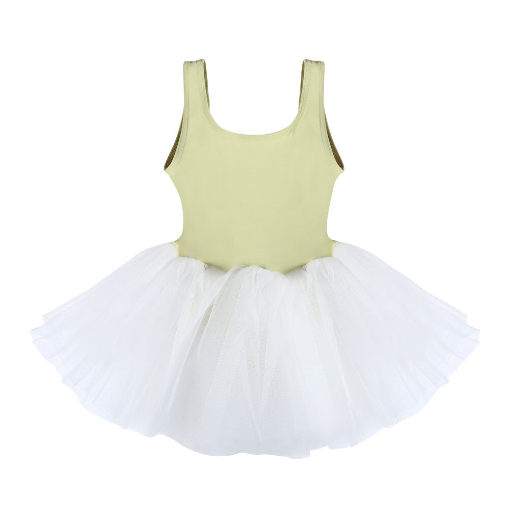 Girls Yellow Ballet Onesies