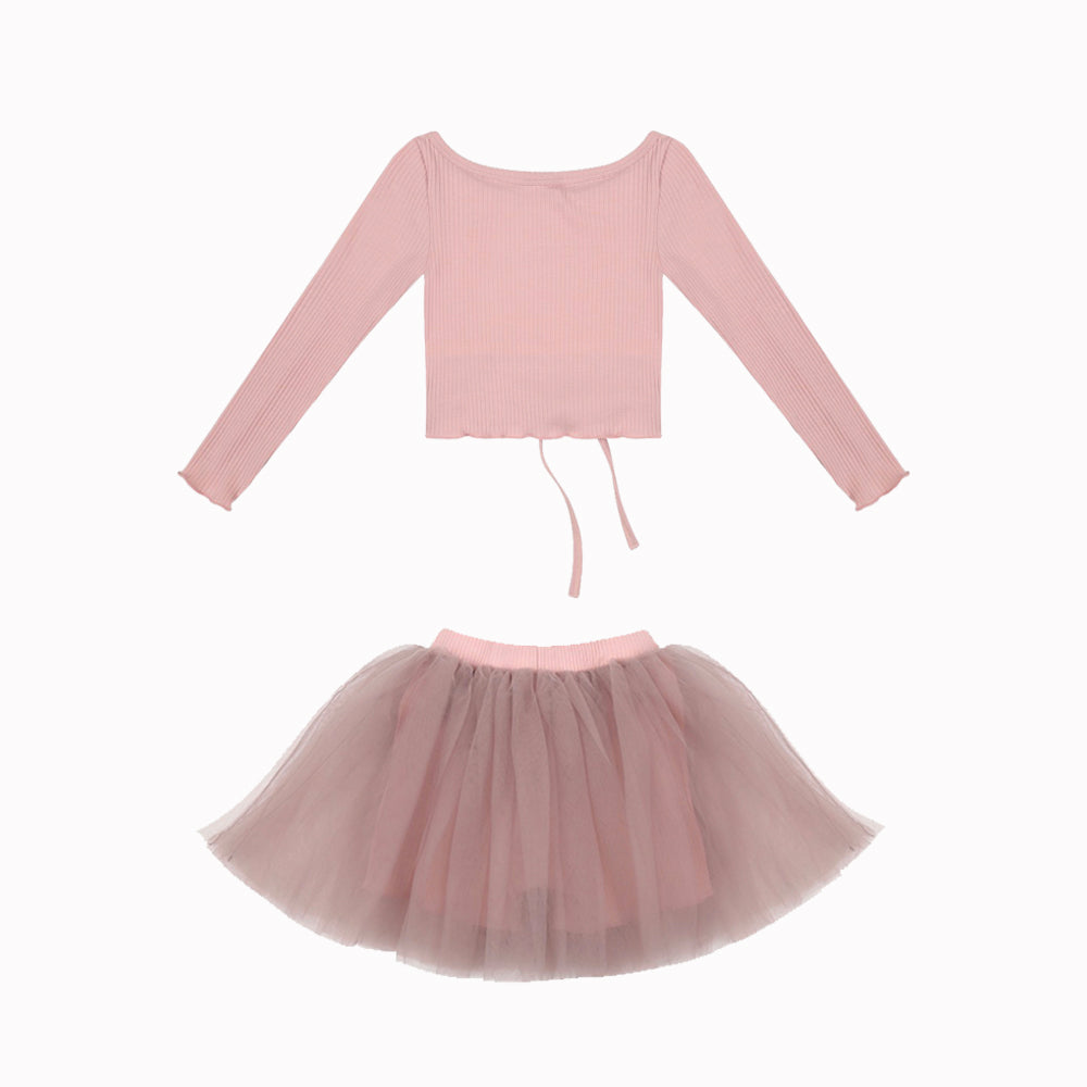 Girls Pink Ballet Set