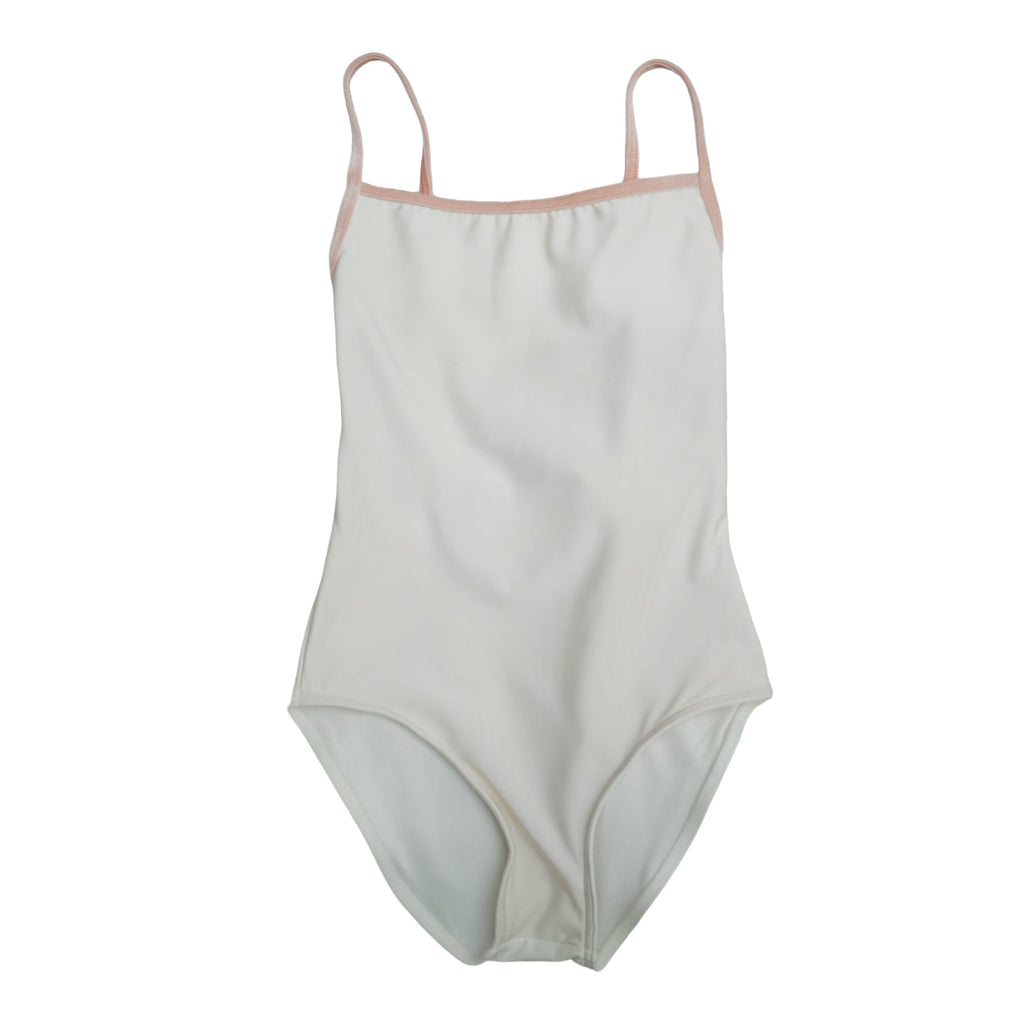 Girls White"Daniela/N-Antique/V-Blush"Ballet Onesies
