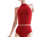 Girls Red'JUNIOR CHOKER'Ballet Onesies(J201LE20VL/lipstick red)