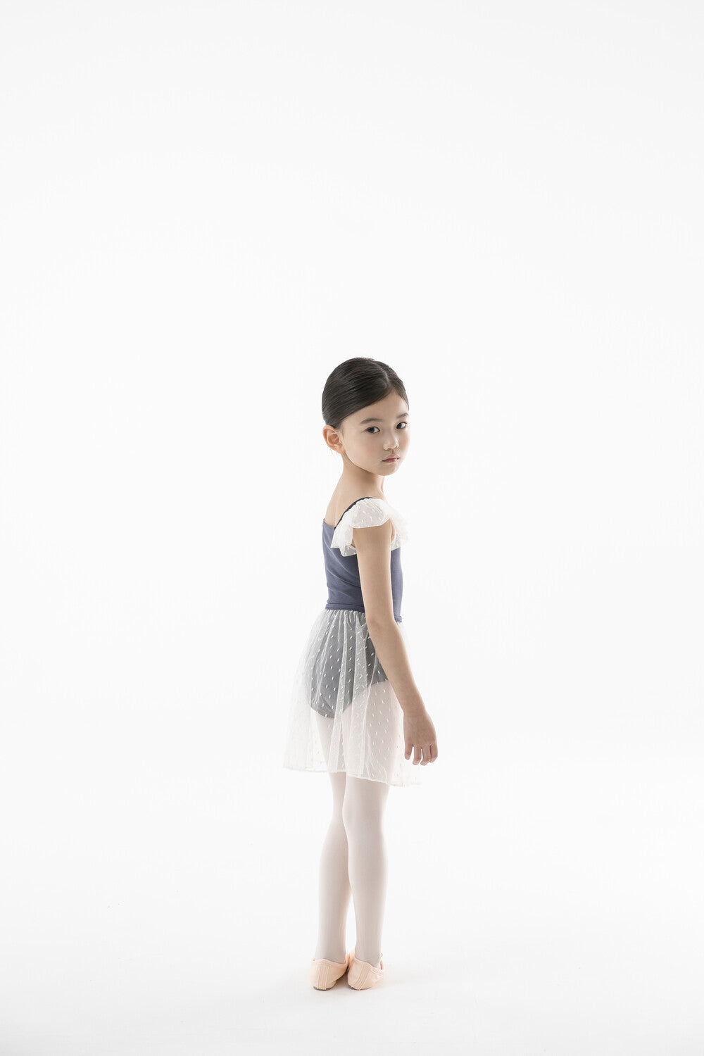 Girls Navy Ballet Onesies Set