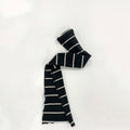 Girls Black Stripes Ballet Warm Up Socks