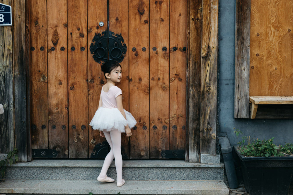Girls Pink Ballet Onesies