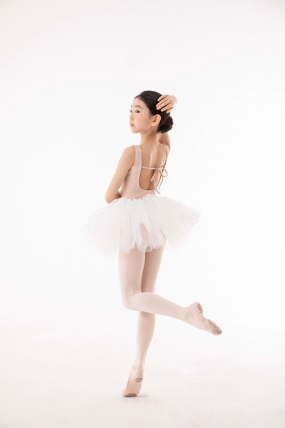 Girls White Ballet Skirts