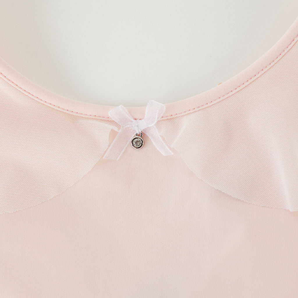 Girls Light Pink Ballet Onesies
