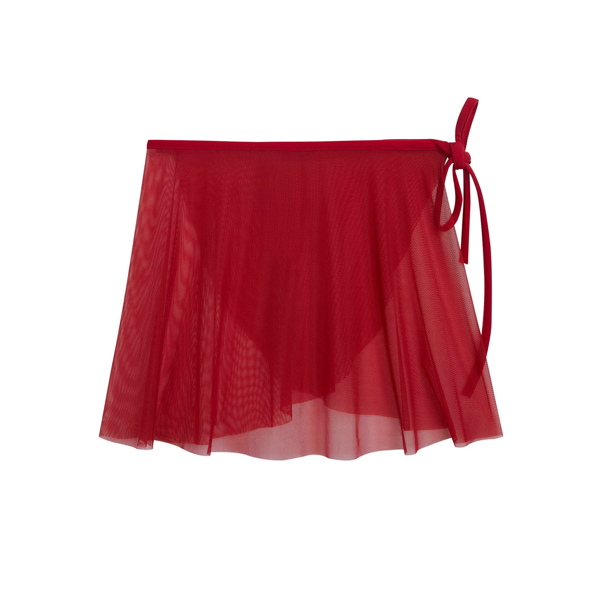 Girls Red Ballet Skirt