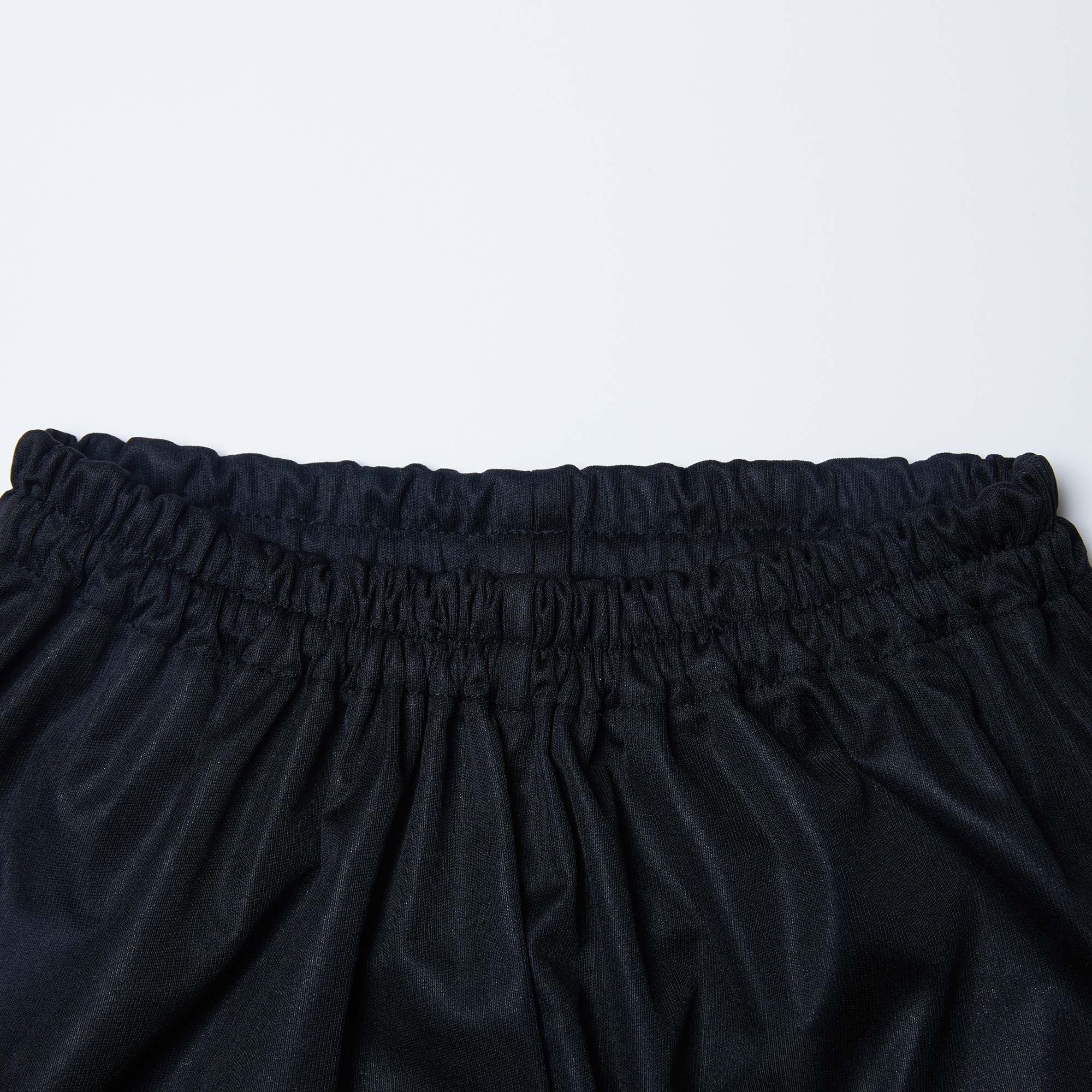 Girls Black Warm-Up Shorts