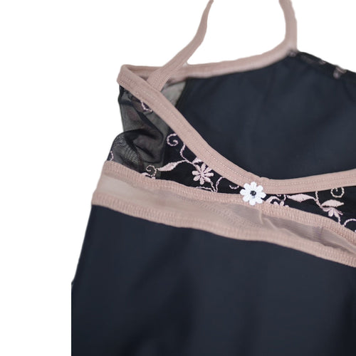 Girls Black"BRIGID"Ballet Onesies(KC17038-C34/L13R+TRD40+TP14)