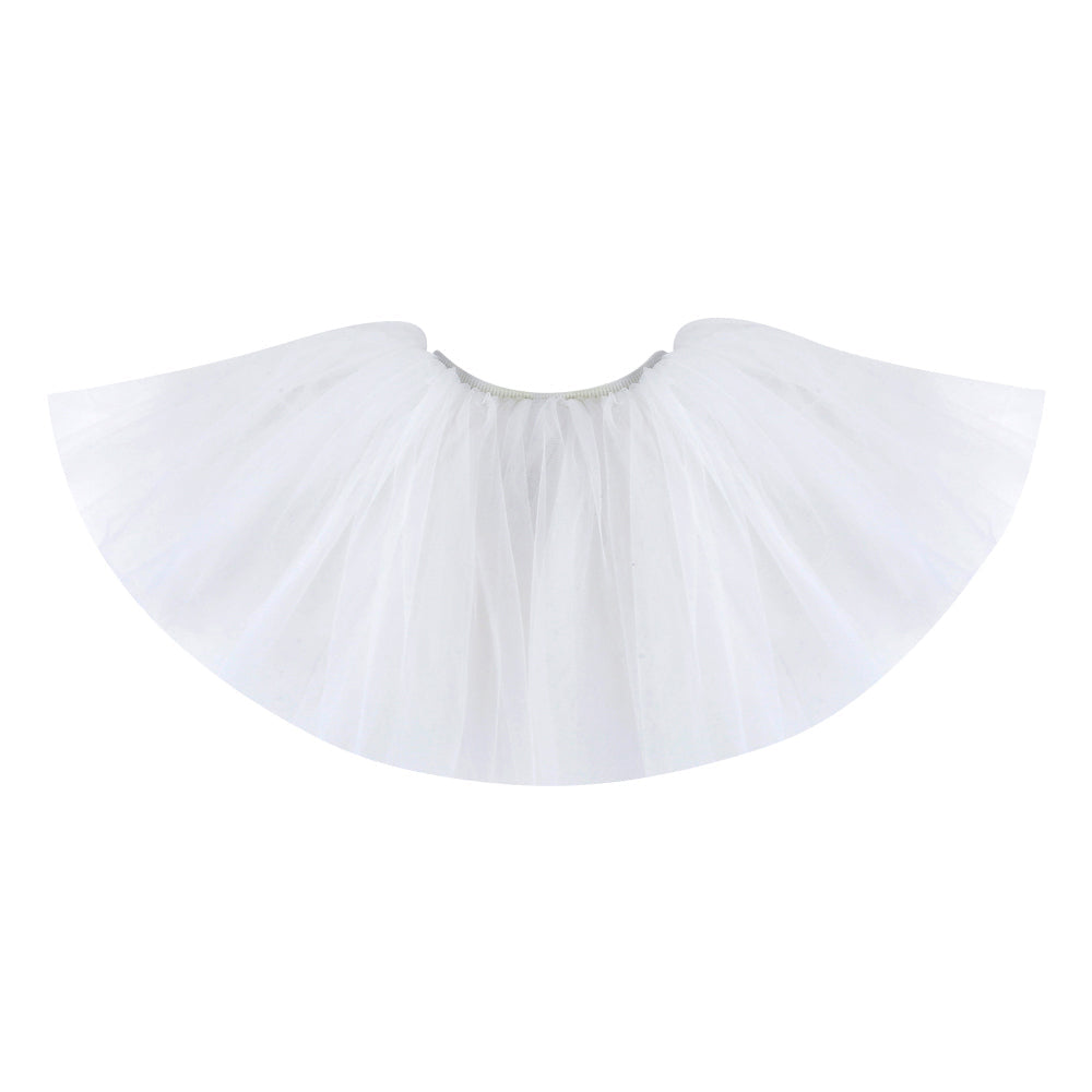 Girls White Ballet Skirt