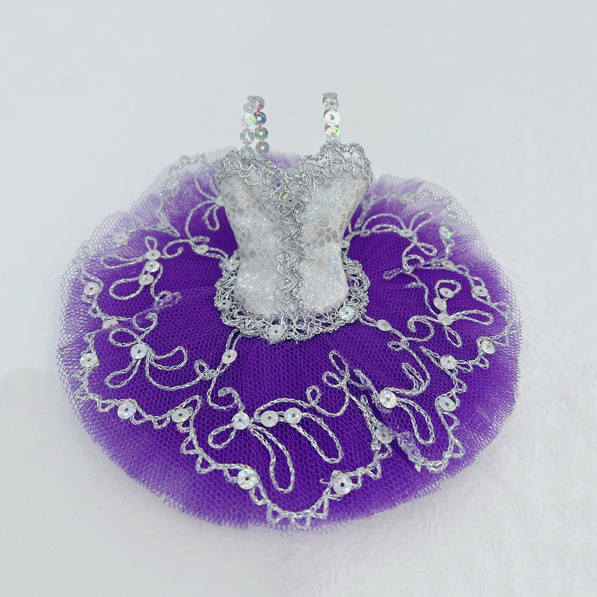 Girls Violet Ballet Skirt