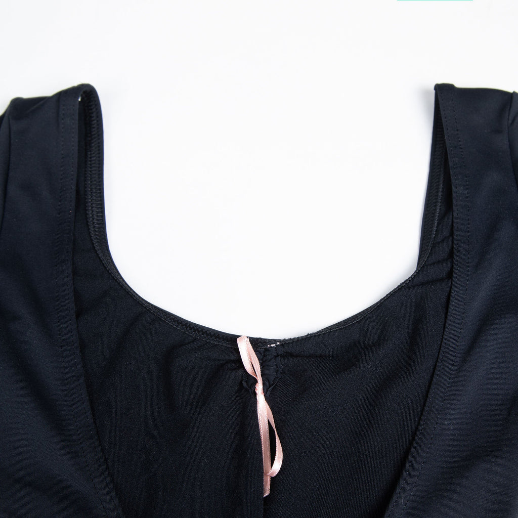Girls Black Ballet Onesies