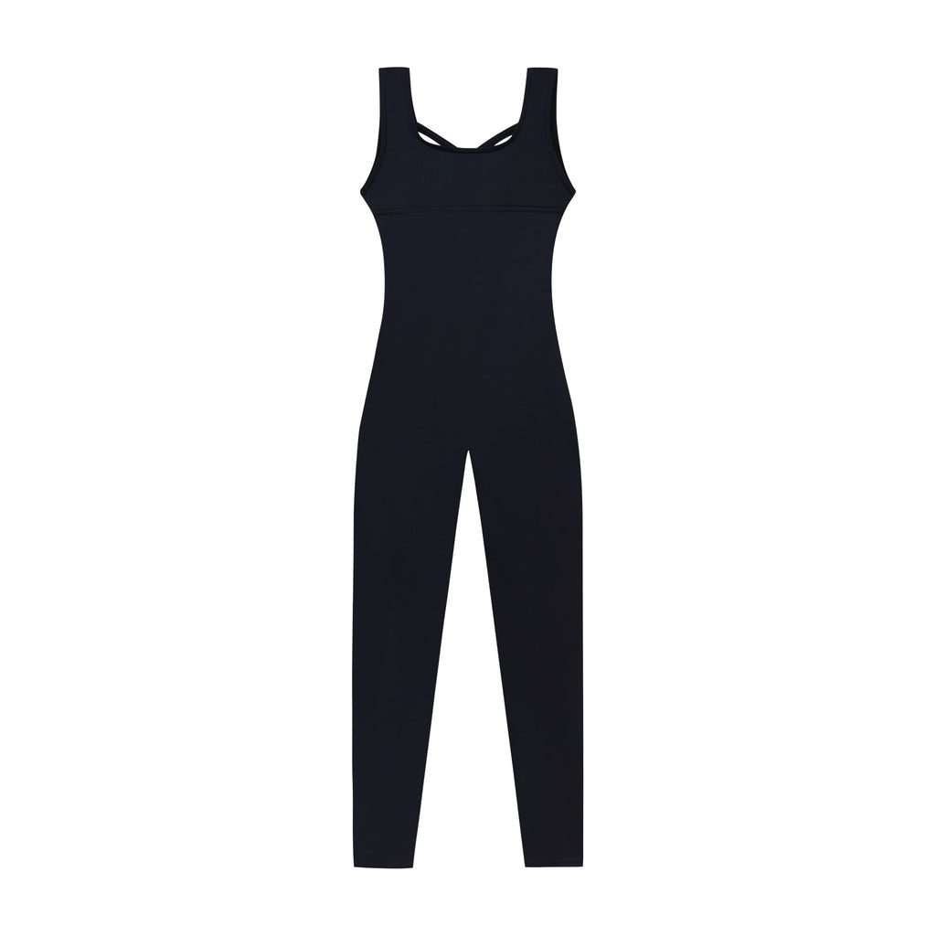 Girls Black Ballet Jumpsuit