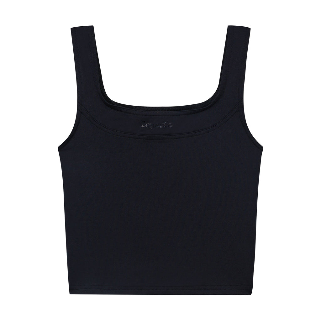 Girls Black Logo Vest