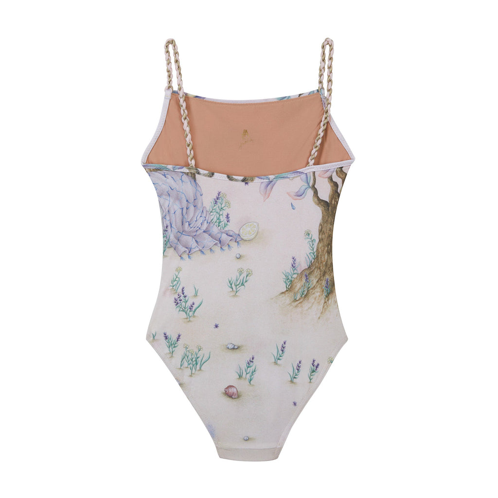 Girls Peach Ballet Onesies(J202LE02VL/peach/multicolor)