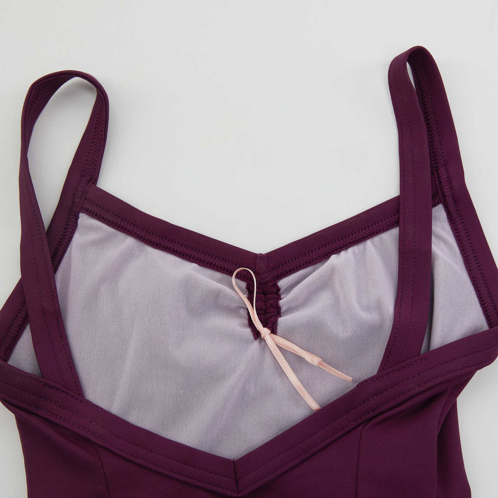 Girls Wine Red Ballet Onesies