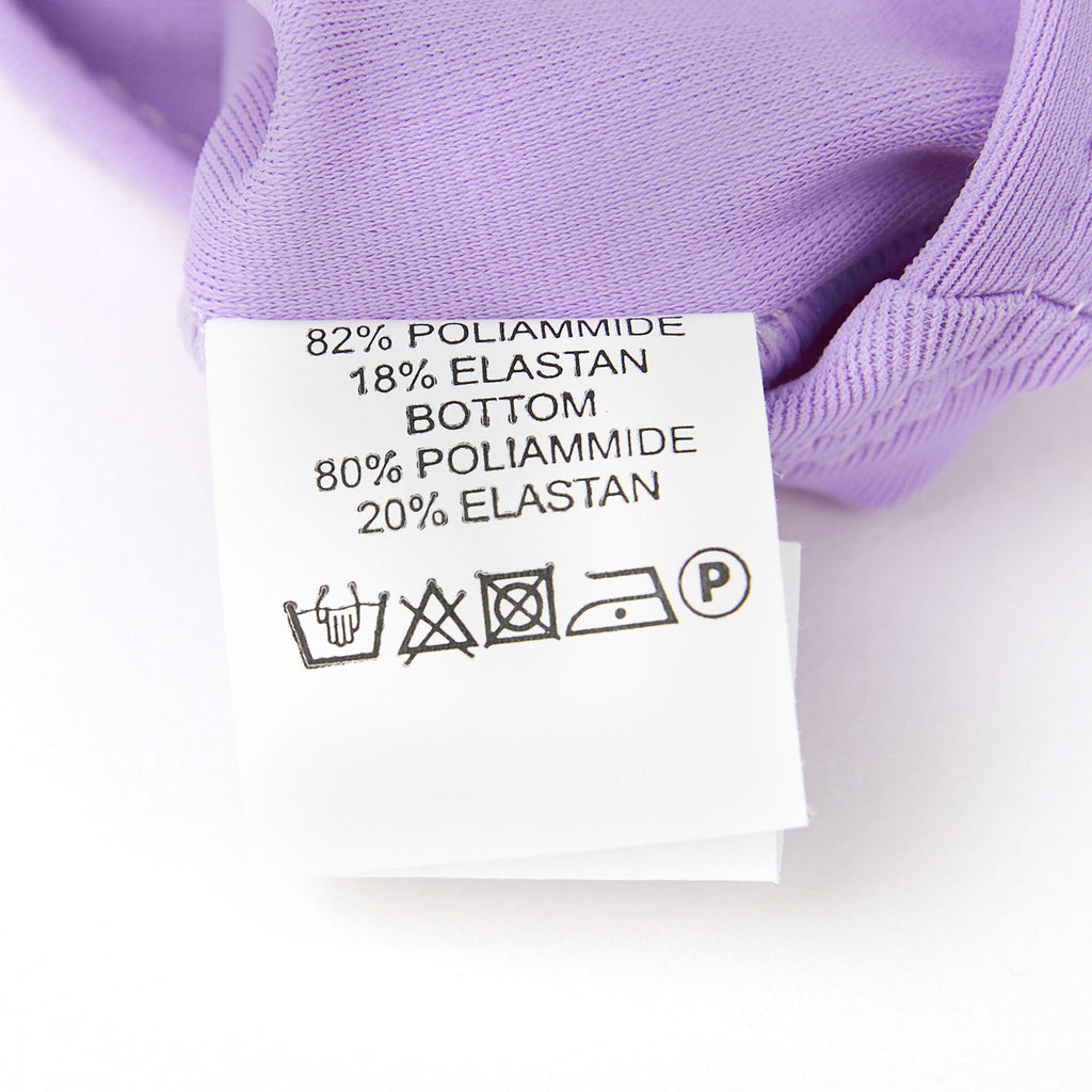 Girls Purple Embroidered Ballet Onesies