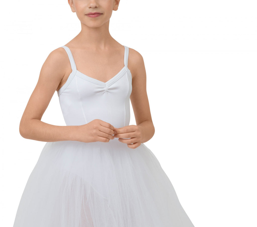 Girl White Rehearsal Tulle Skirt