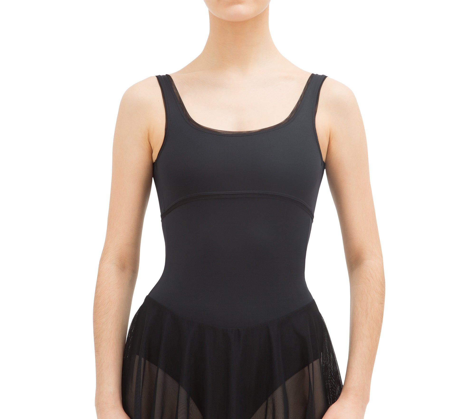 Girls Black Maillot