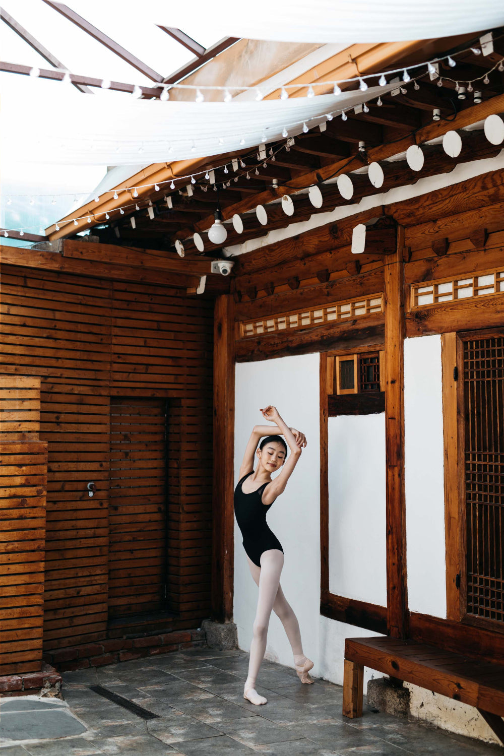 Girls Black Ballet Onesies