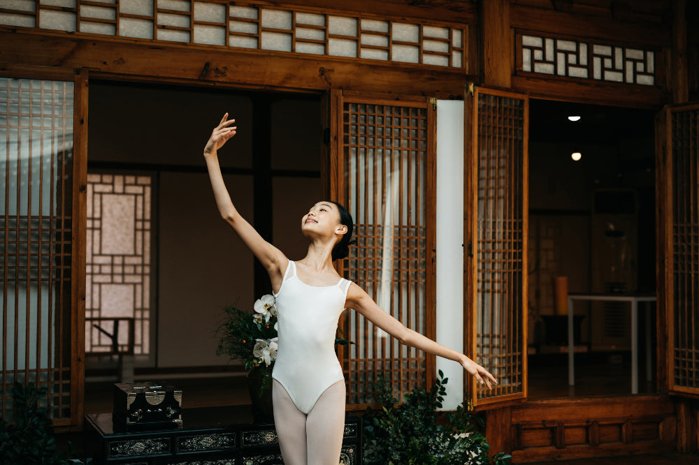 Girls White Ballet Onesies