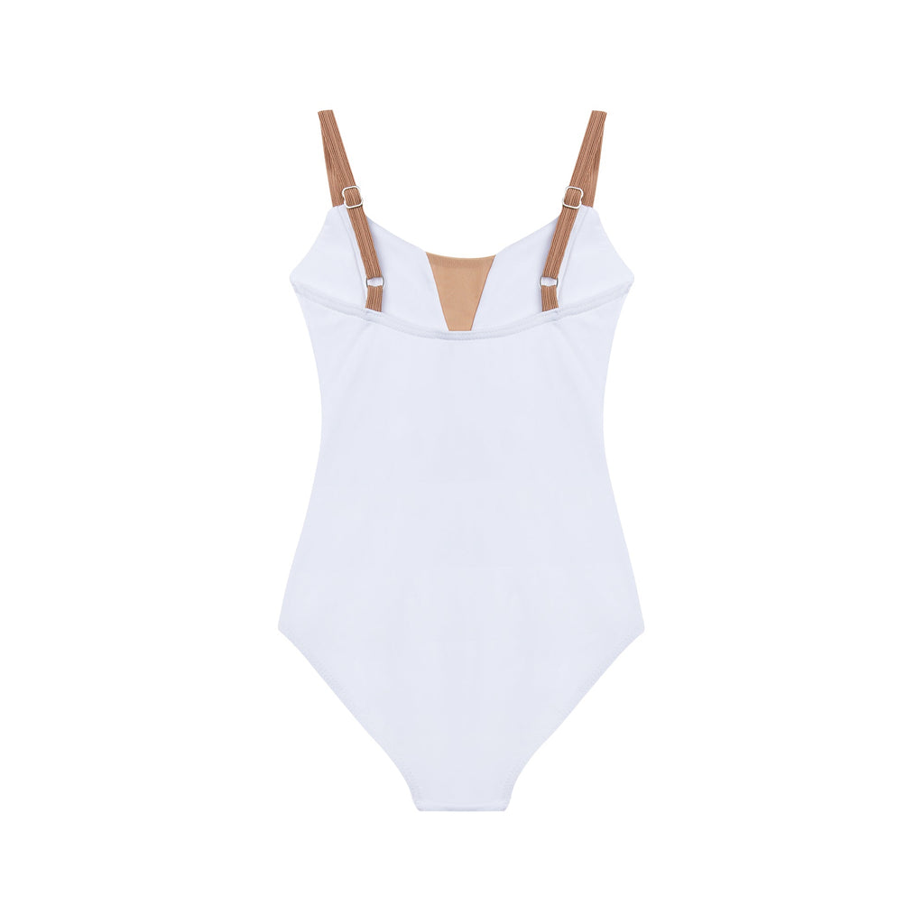 Girls White Ballet Onesies(DAD1930MP/white)