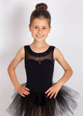 Girls Black Ballet Onesies