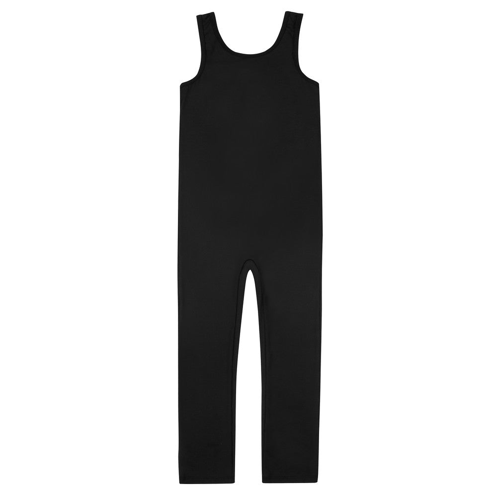 Girls Black Ballet Jumpsuit