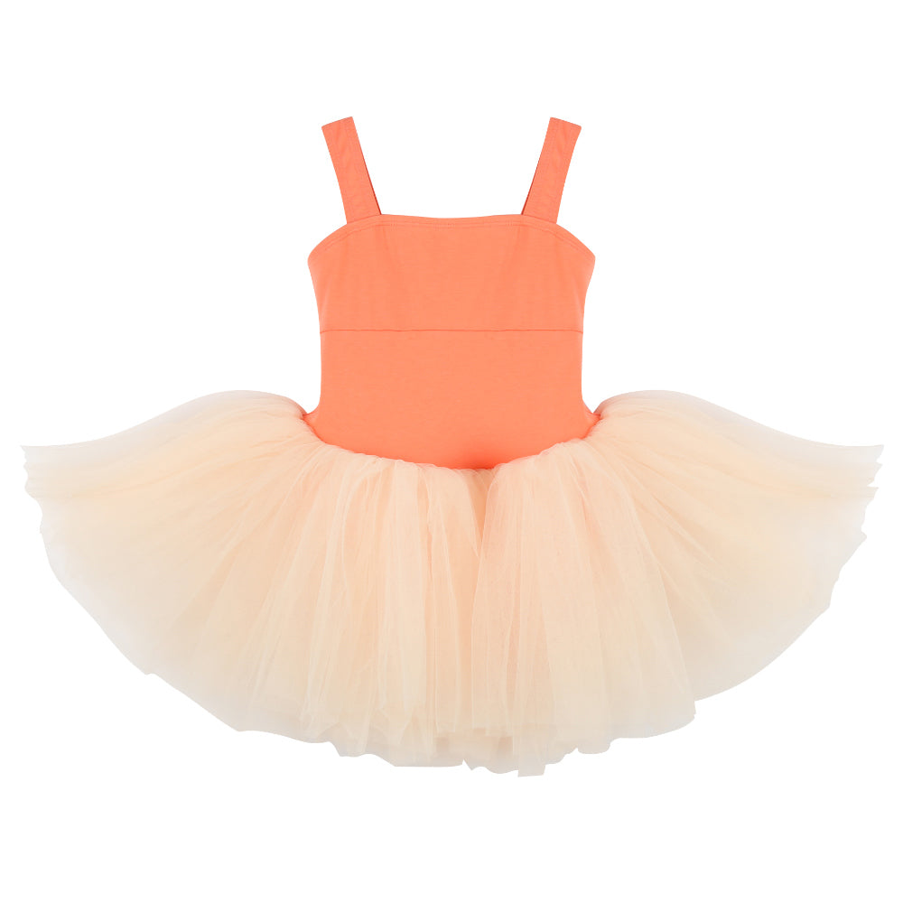 Girls Peach Ballet Onesies