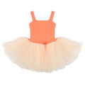 Girls Peach Ballet Onesies