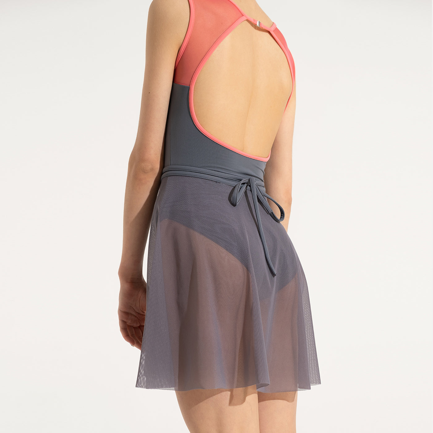 Girls Dark Grey Ballet Skirt