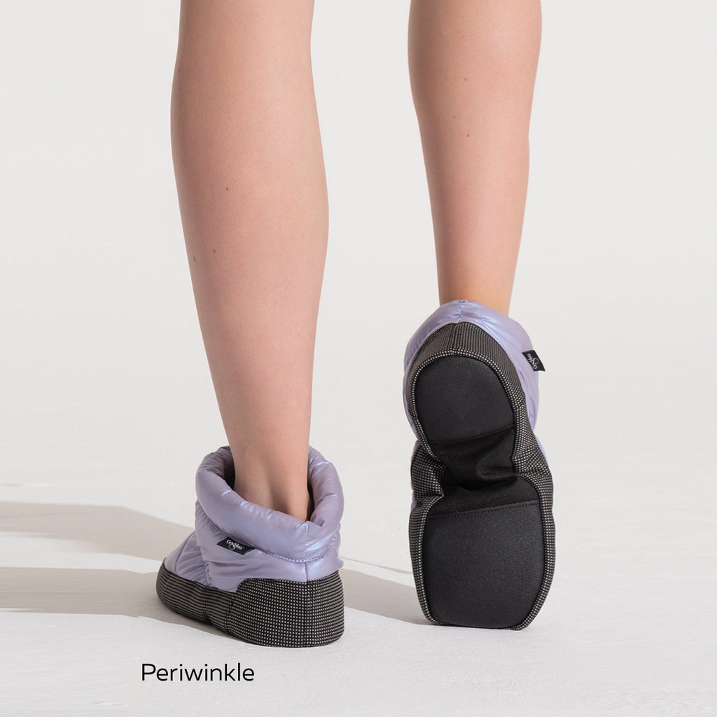 Girls Purple Ballet Warm Shoes