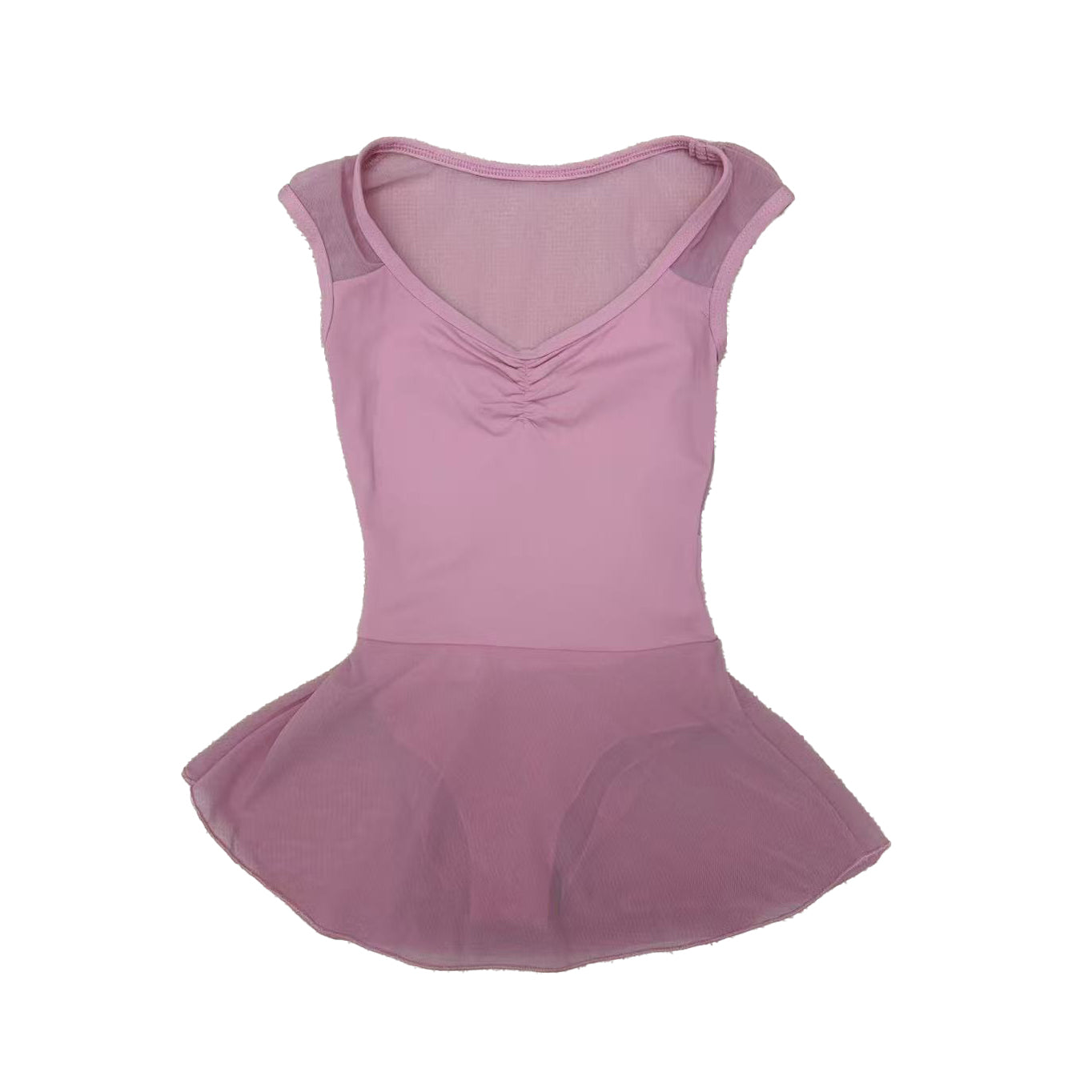 Girls Dark Pink "Julia" Balelt Onesies(LUB870/Dusty Rose)