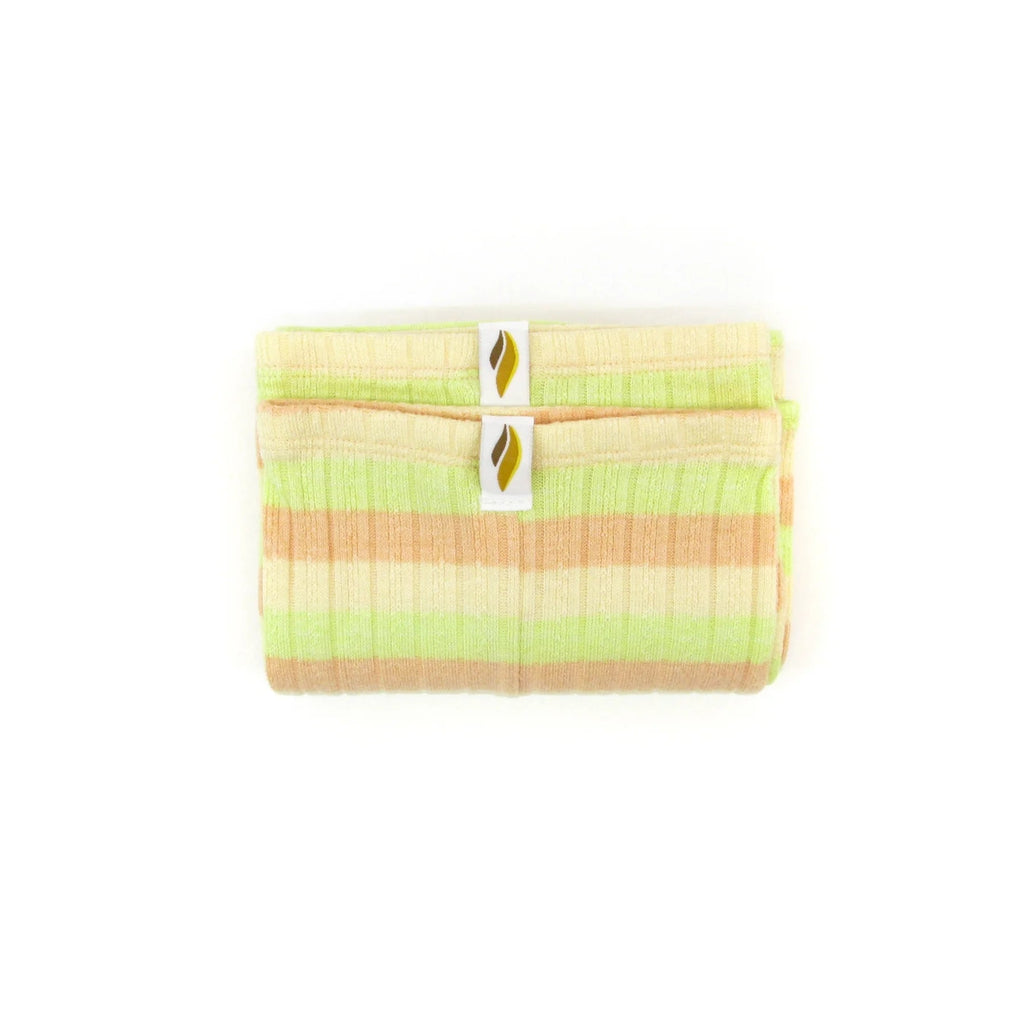 Boys & Girls Yellow Stripes Ballet Warm Up Socks