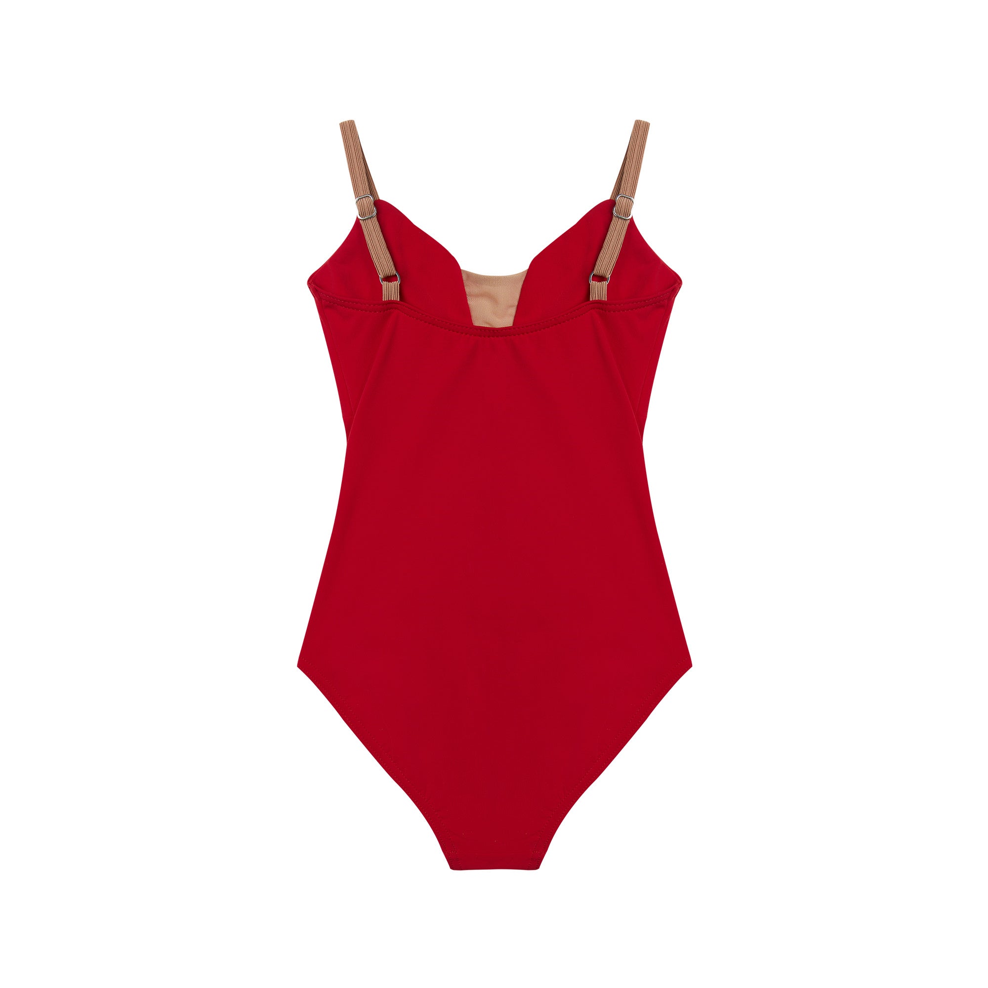 Women Red Ballet Onesies(DA1930MP/Red)