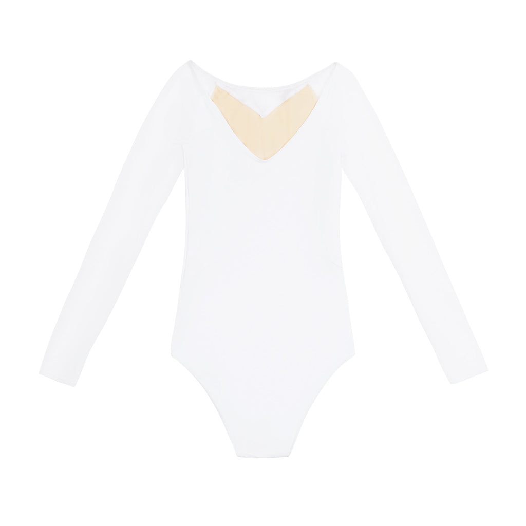 Girls White Ballet Onesies