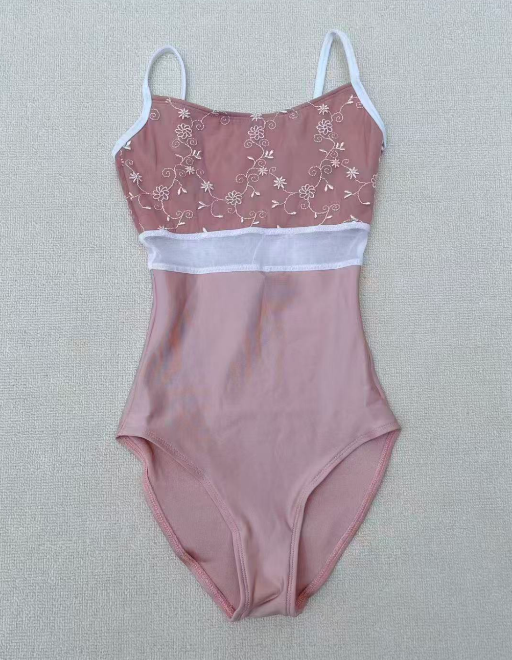 Girls Pink "BRIGID" Ballet Onesies(KC17038-C48/L09+TRD19+TP03)