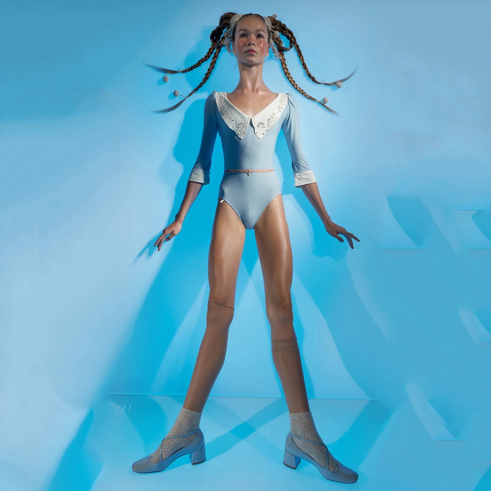 Women Blue Ballet Onesies